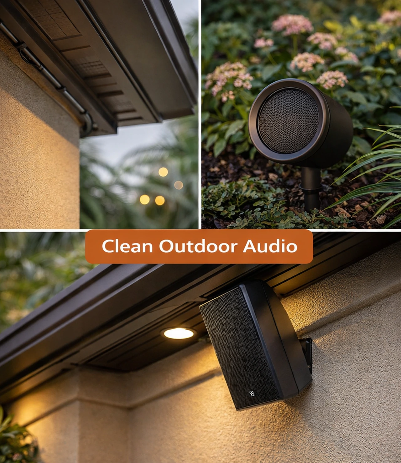 Clean Outdoor Audio Installation Details Clean Outdoor Audio Installation Details