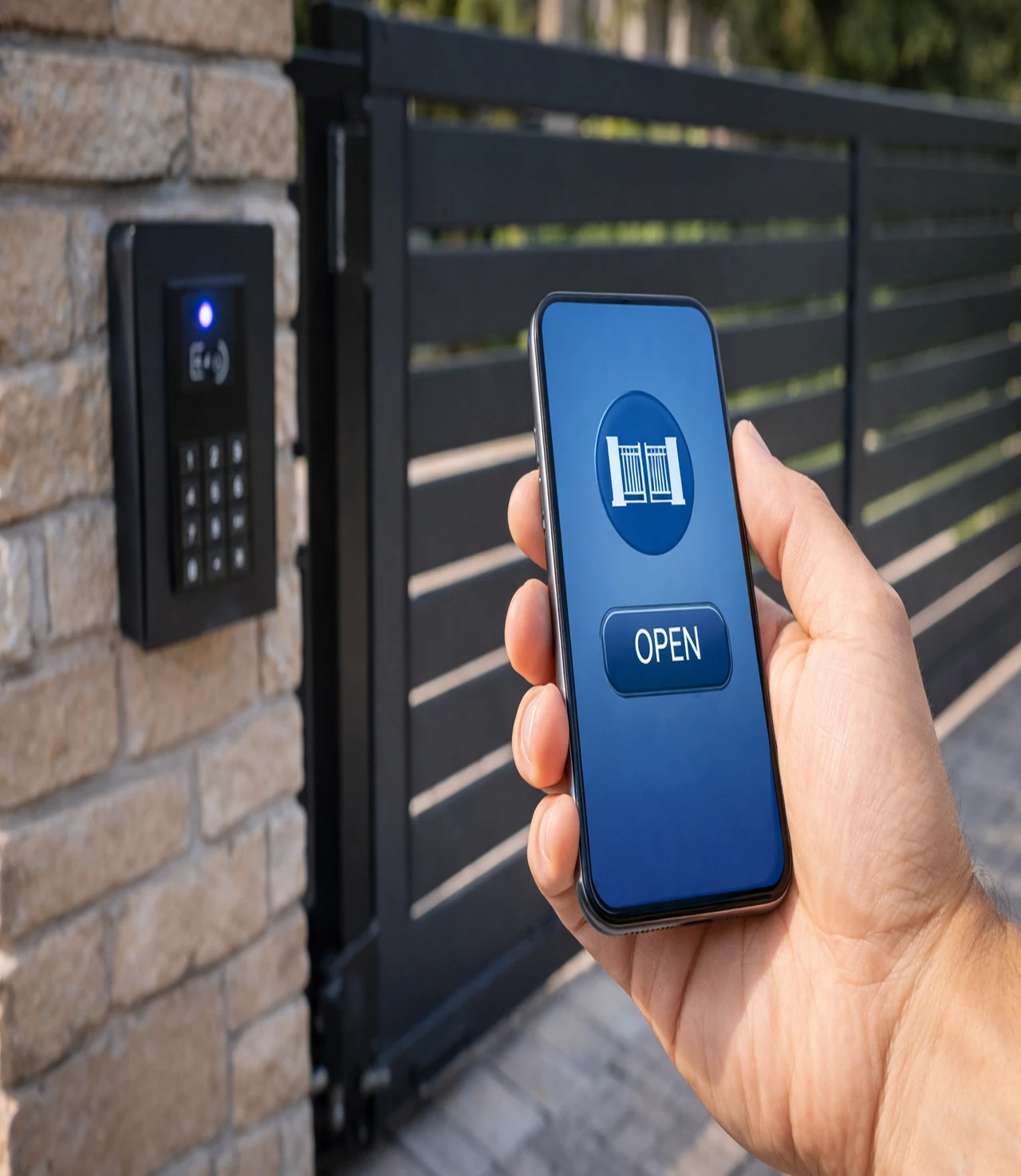 Gate Access Control Mobile Entry Gate Access Control Mobile Entry