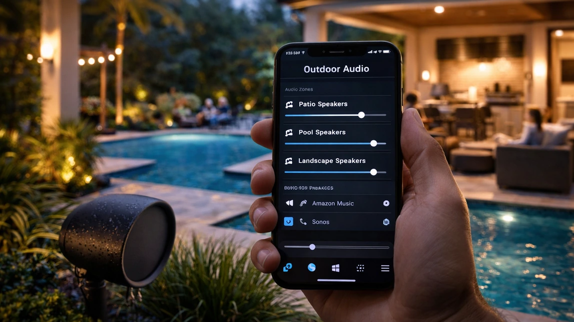 Outdoor Audio Control App Smart Home Outdoor Audio Control App Smart Home
