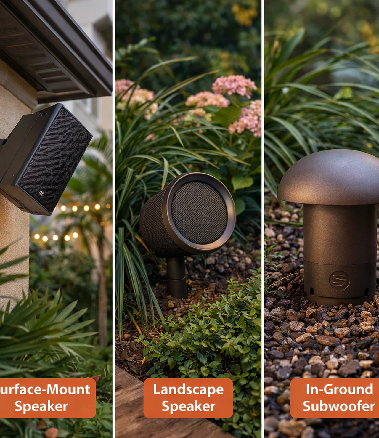 Outdoor Speaker Types Surface Mount Landscape Subwoofer Outdoor Speaker Types Surface Mount Landscape Subwoofer
