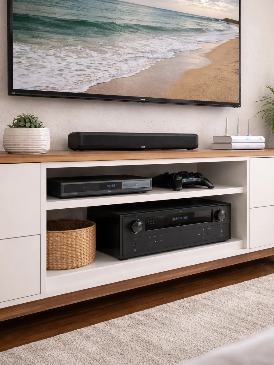 Seamless Peripheral Device Integration Media Console