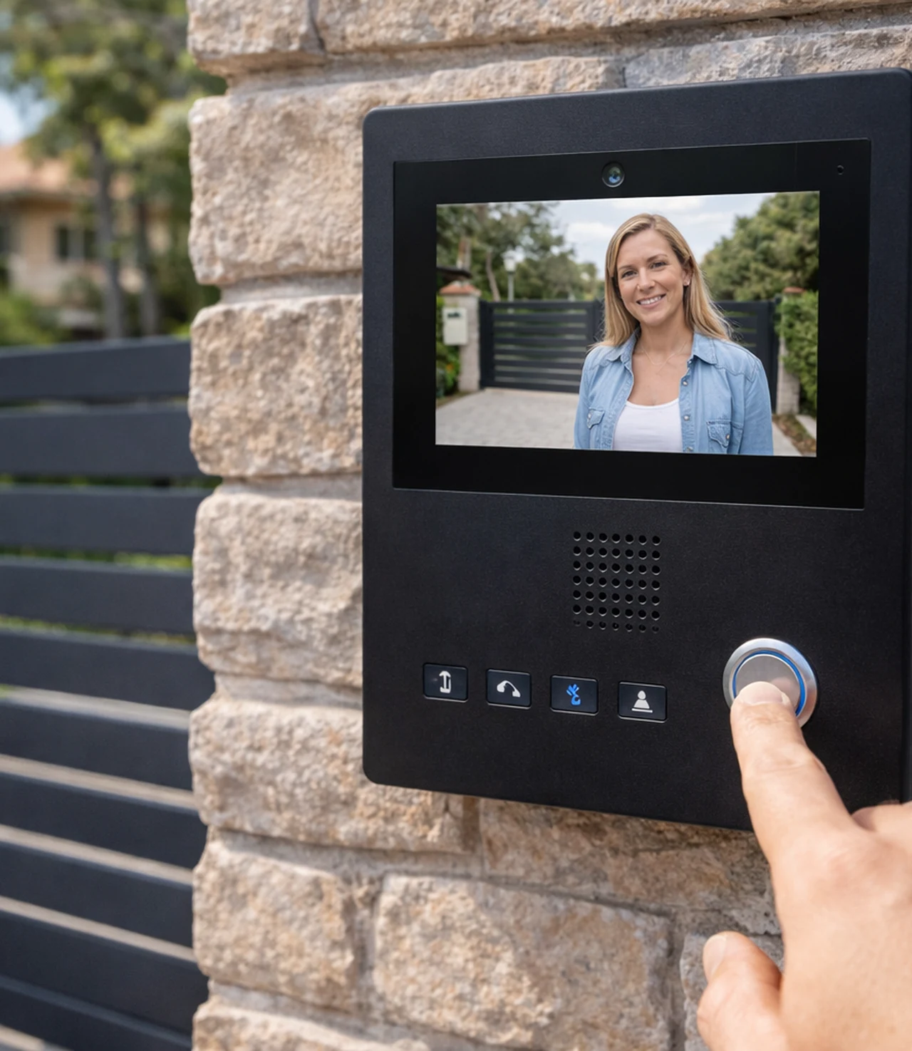 Video Intercom Automatic Gate Entry Video Intercom Automatic Gate Entry