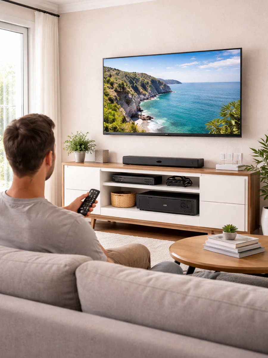 Viewing Height Glare Control Ergonomic Tv Setup